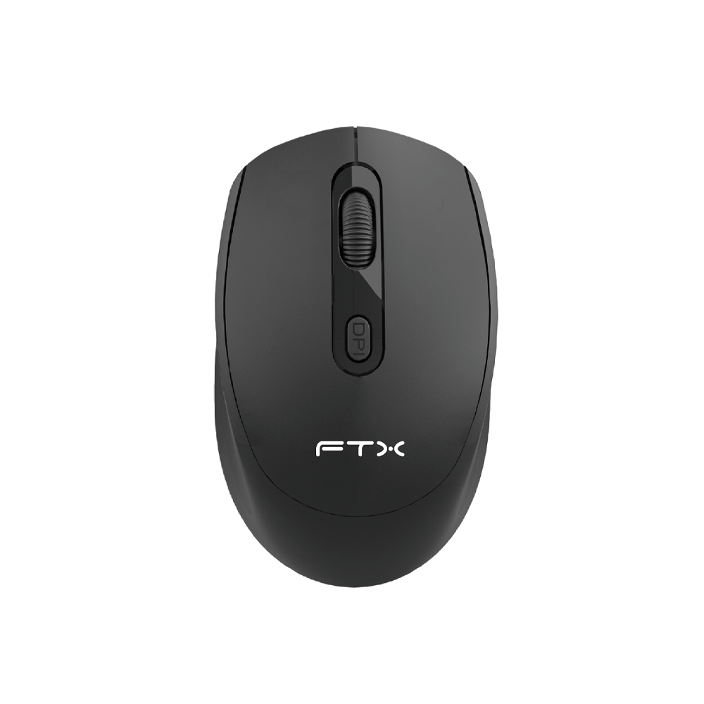 MOUSE FTX WIRELESS FTXMW21 1600DPI/4 BOTONES/GRIS CON NEGRO