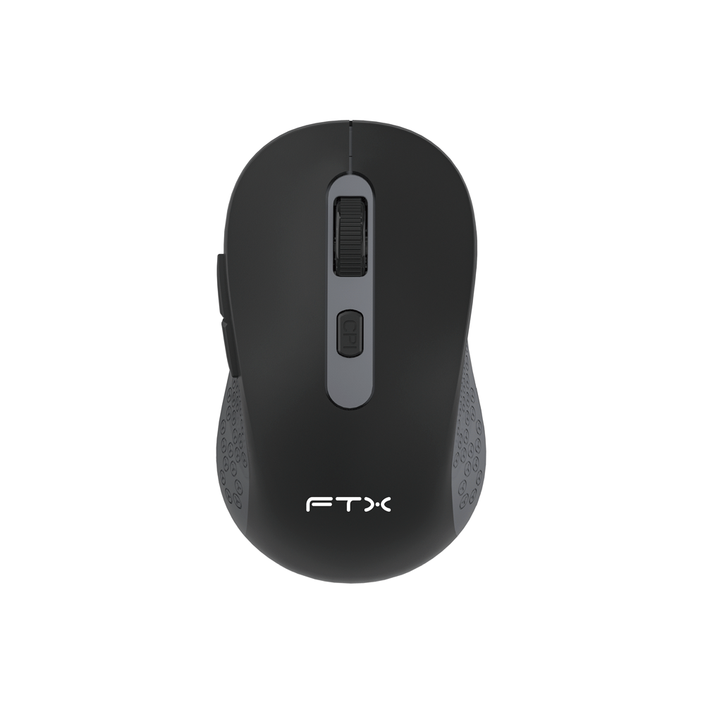 MOUSE FTX WIRELESS FTXMW44 1600DPI/4 BOTONES/GRIS CON NEGRO