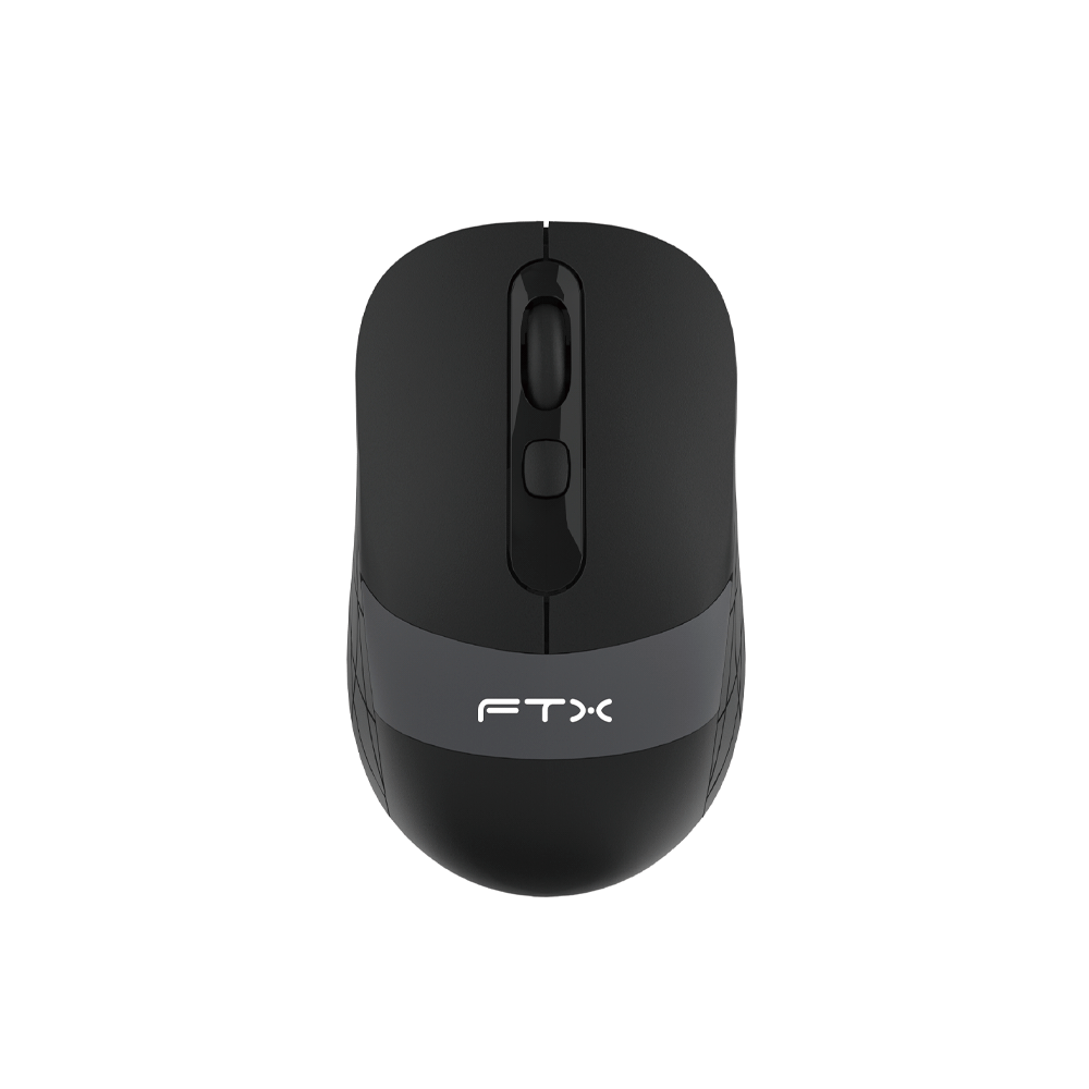 MOUSE FTX WIRELESS FTXMW73 2400DPI/4 BOTONES/GRIS CON NEGRO
