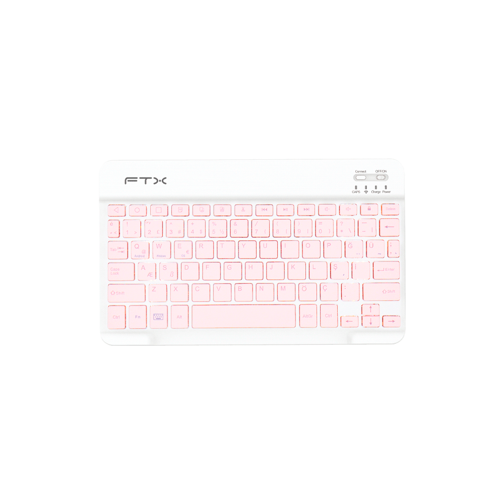 TECLADO FTX BLUETOOTH FTXB09 ESP/ROSA