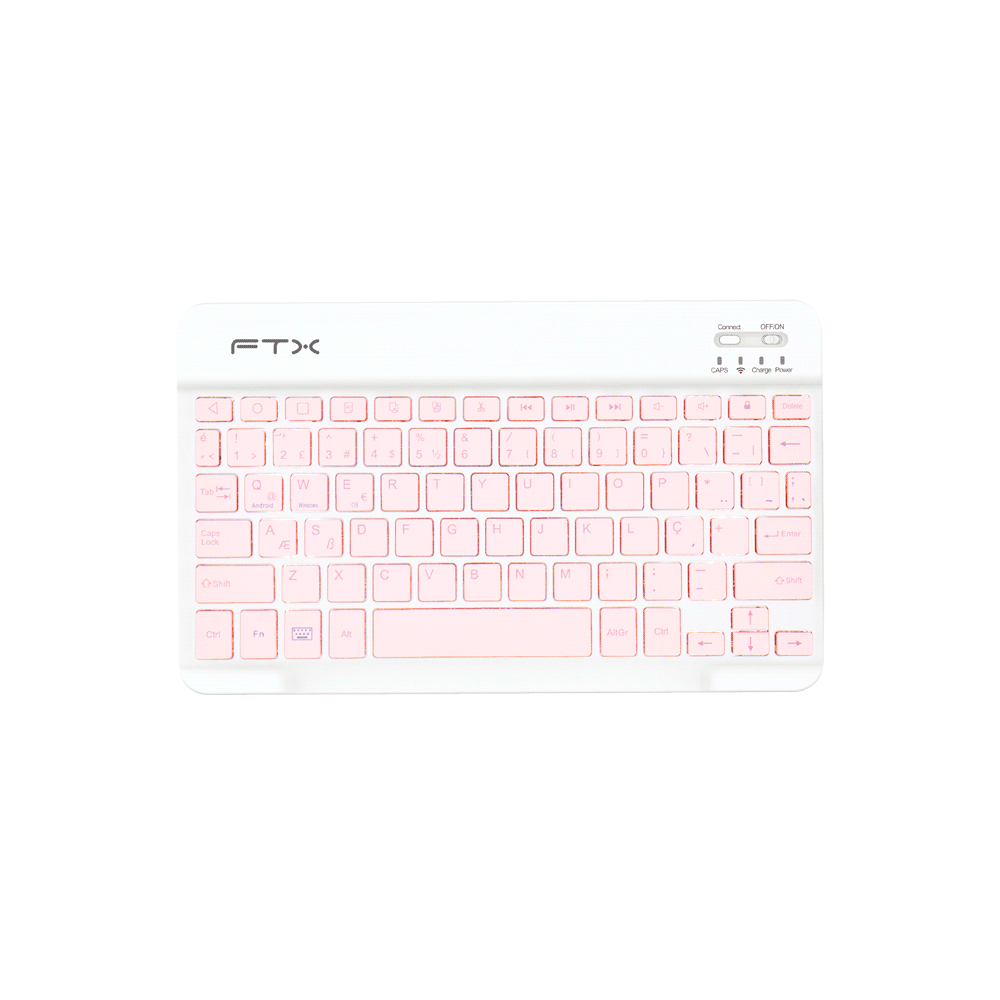 TECLADO FTX BLUETOOTH FTXB09 POR/ROSA