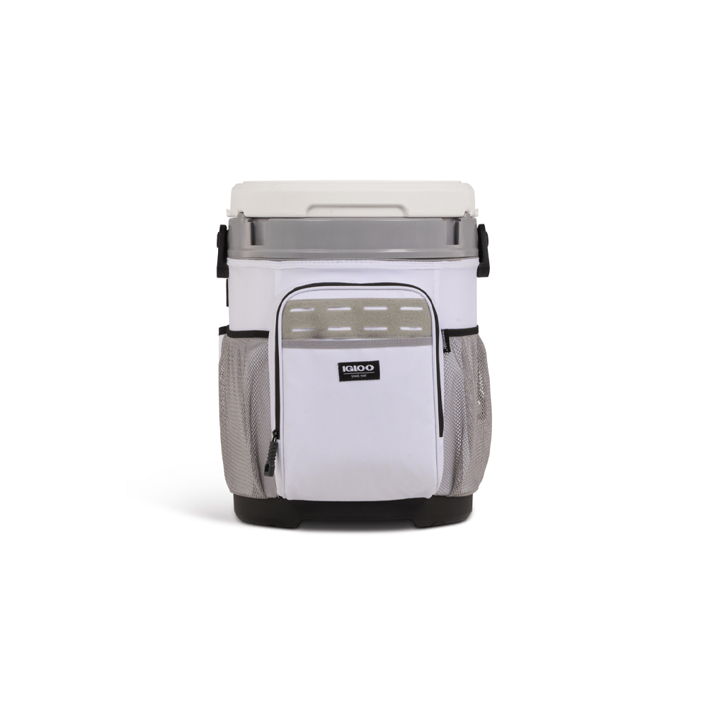 CONSERVADORA IGLOO 19 LITROS BUCKET BLANCO 63551 CON PORTACAÑAS DE PESCAR