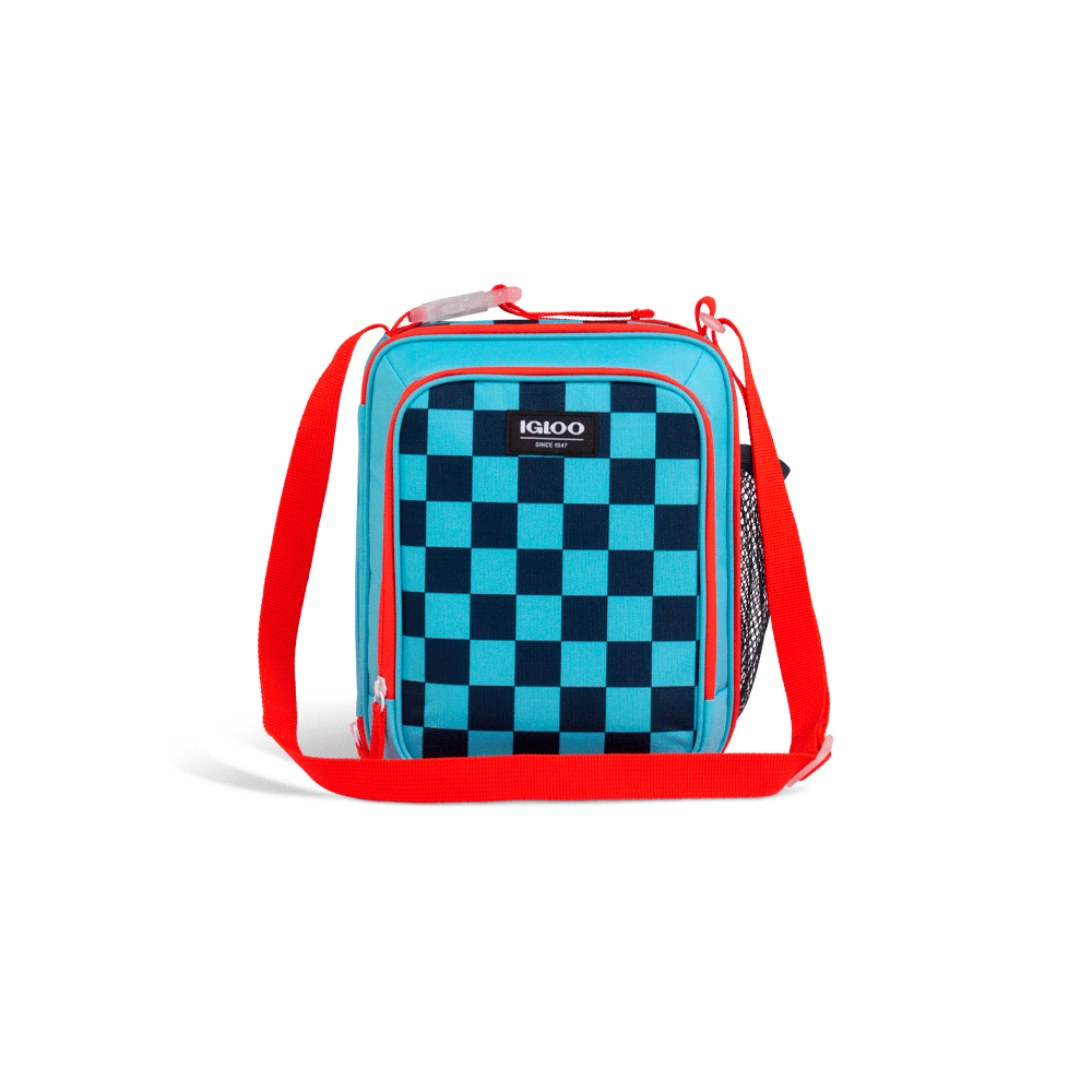 BOLSA TERMICA IGLOO 5 LATAS VERTICAL LUNCH AZUL 64304