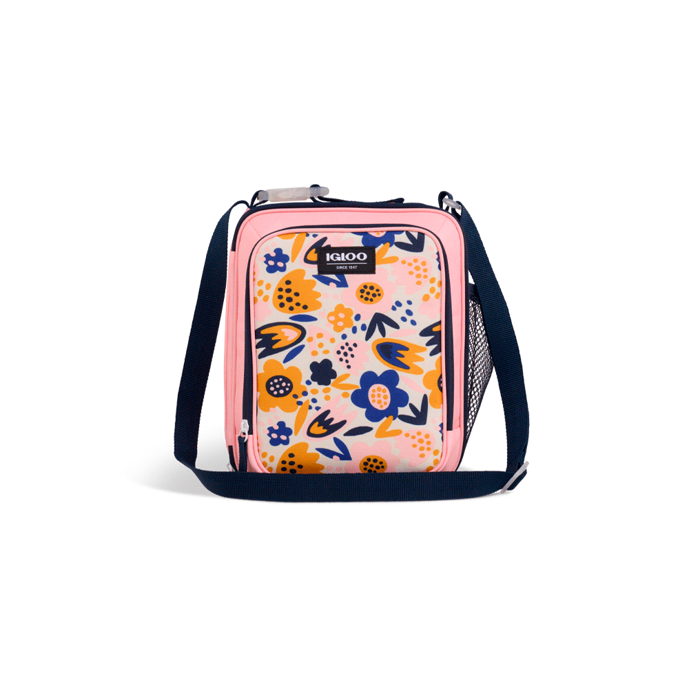 BOLSA TERMICA IGLOO 5 LATAS VERTICAL LUNCH ROSA 64303