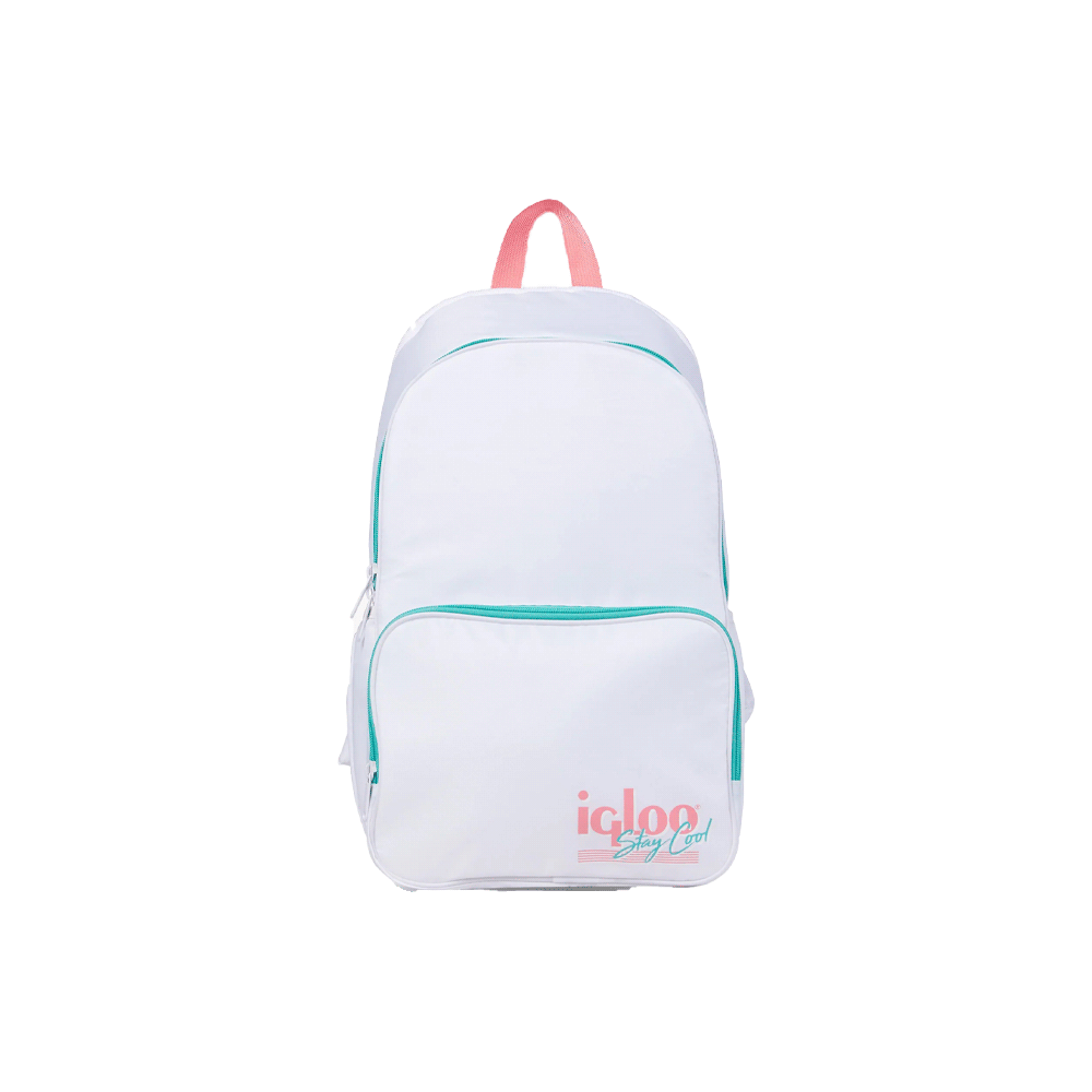 MOCHILA TERMICA IGLOO 24 LATAS RETRO BACKPACK BLANCO 60949