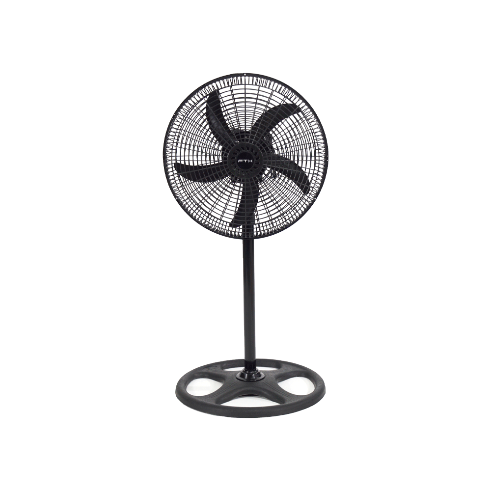 VENTILADOR DE PIE FTX 3 VEL CONFORT 70W 220V PLAST/NEGRO HB-EF-02