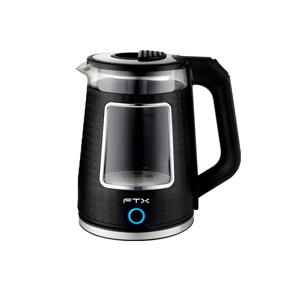 HERVIDORA ELECTRICA FTX 2L 2200W 220V NEGRO EK2-150