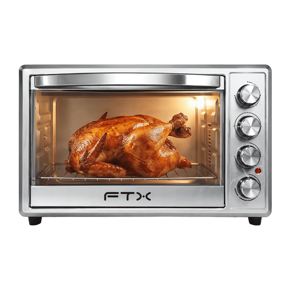 HORNO ELECTRICO FTX 60L 2500W 220V PLATA EO2-602S