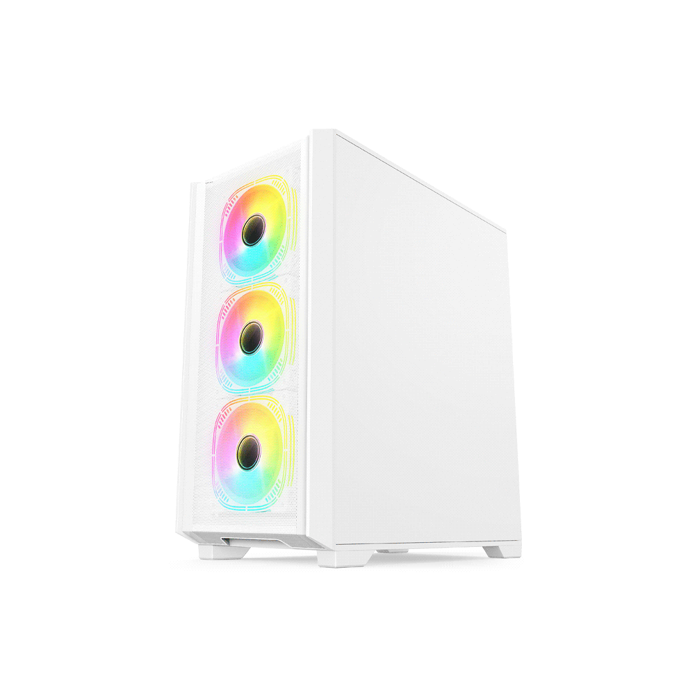 GABINETE GAMER FTX-702WH VIDRIO TEMPLADO MATX/MITX BLANCO