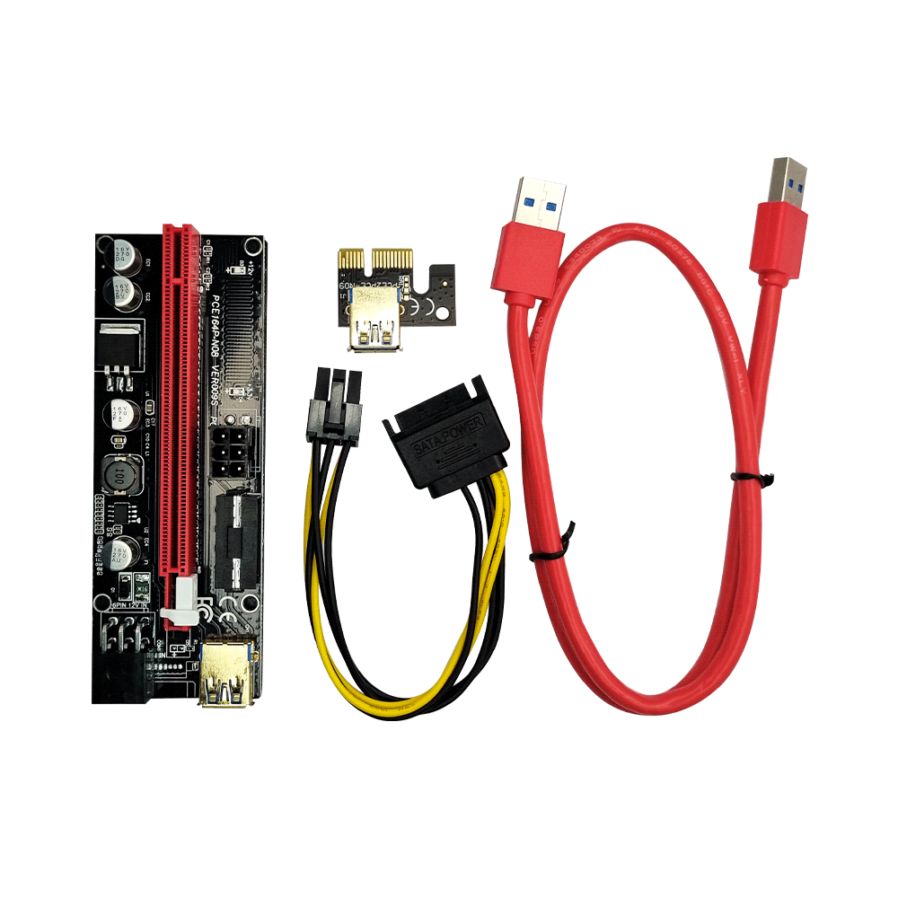 MINERIA RISER PCIE 1X A 16X V009S UNITARIO X002UZ4LWR