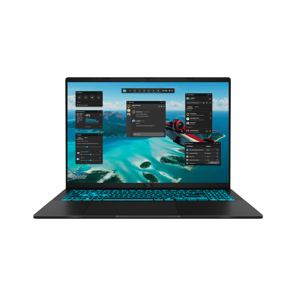 NOTEBOOK ASUS V16 V3607VH-RP011W GAM C5 2.2/16/512/5050-8G/W11H/16" WUXGA