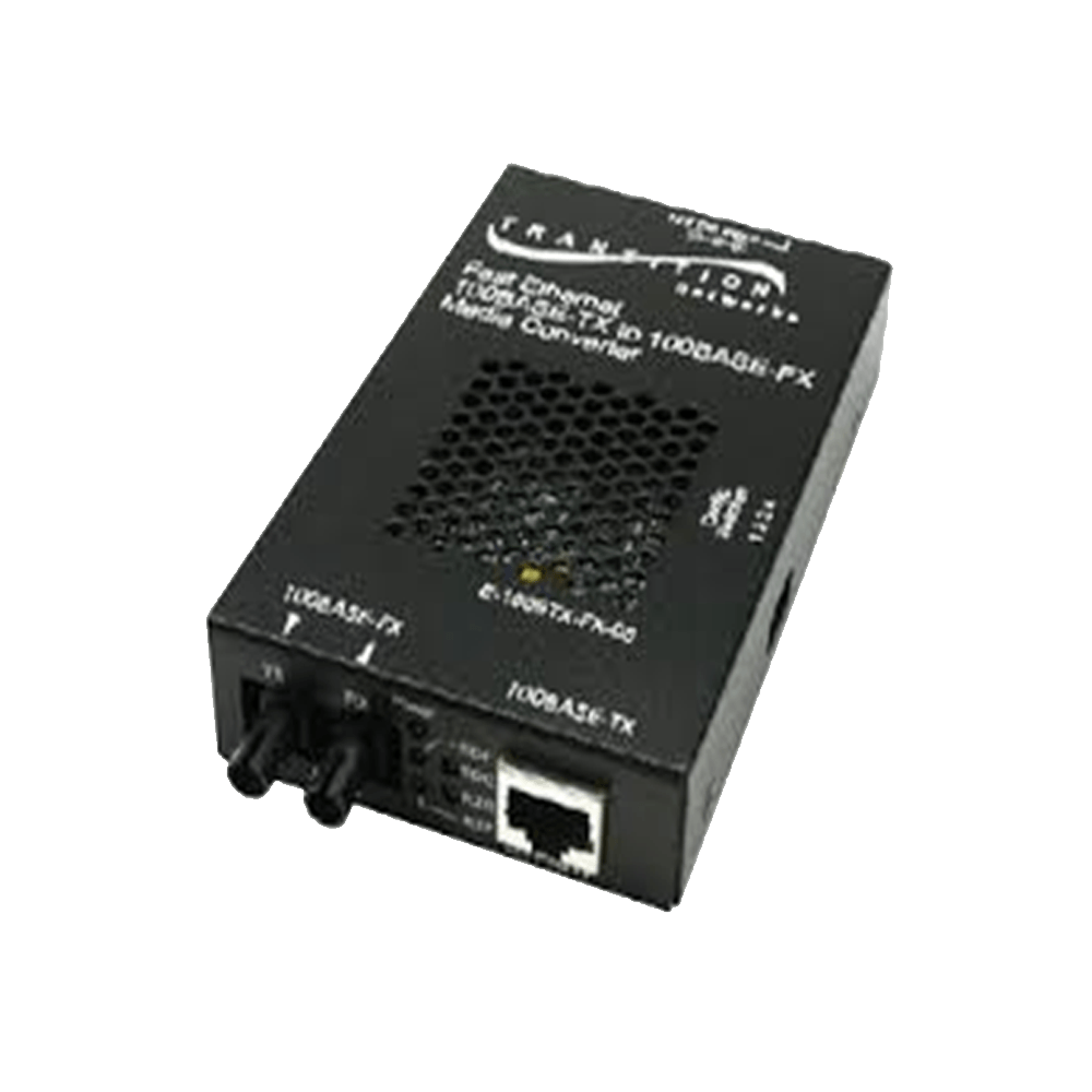 CONVERTIDOR DE FIBRA OPTICA TRANSITION 100/1000 SM SC 10KMS RC6113L