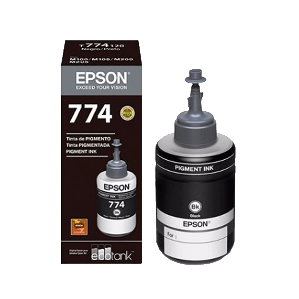 TINTA EPSON T774 120 NEGRO M100/M105/M200/M205