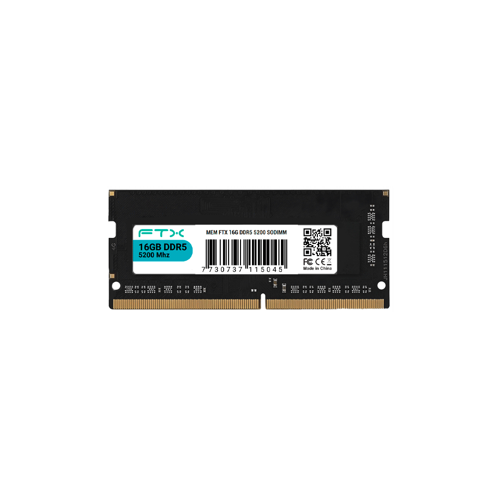 MEMORIA RAM PARA NOTEBOOK DDR5 16GB 5200 FTX 115045