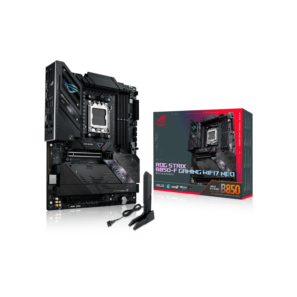 PLACA MADRE ASUS AM5 ROG STRIX B850-F GAMING WIFI7 NEO DDR5 S/R/HDMI/4M2/USB/ATX