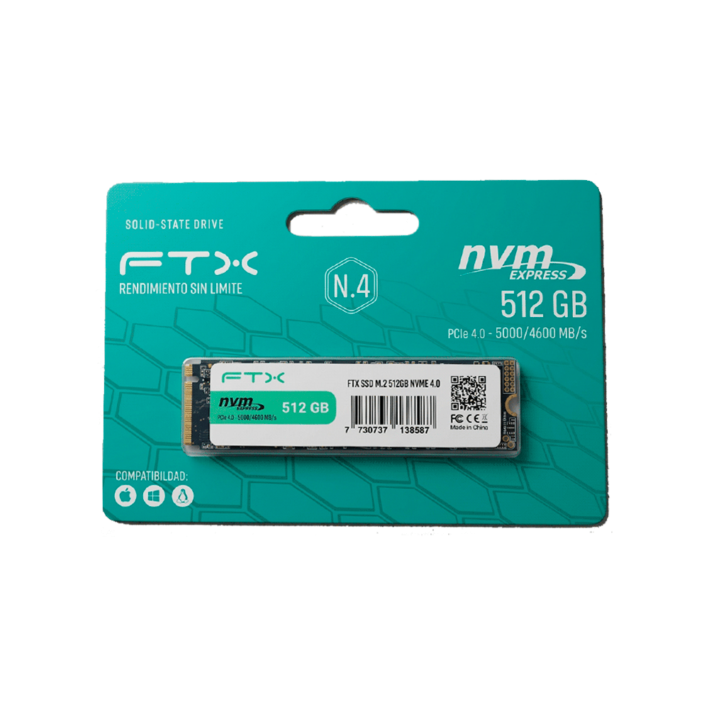 SSD M.2 NVME 512GB FTX N4 5000/4600 PCIE 4.0