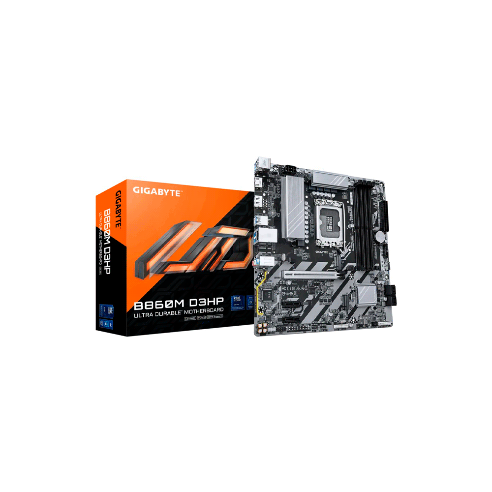 PLACA MADRE GIGABYTE 1851 B860M D3HP DDR5 S/R/HDMI/DP/2M2/USB3.2/MATX