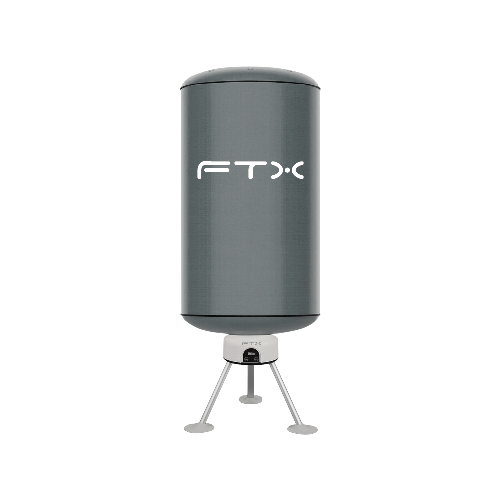 SECARROPAS Y ESTUFA COLGANTE FTX  2 EN 1 1200W 220V 15 KG GRIS CD2-12
