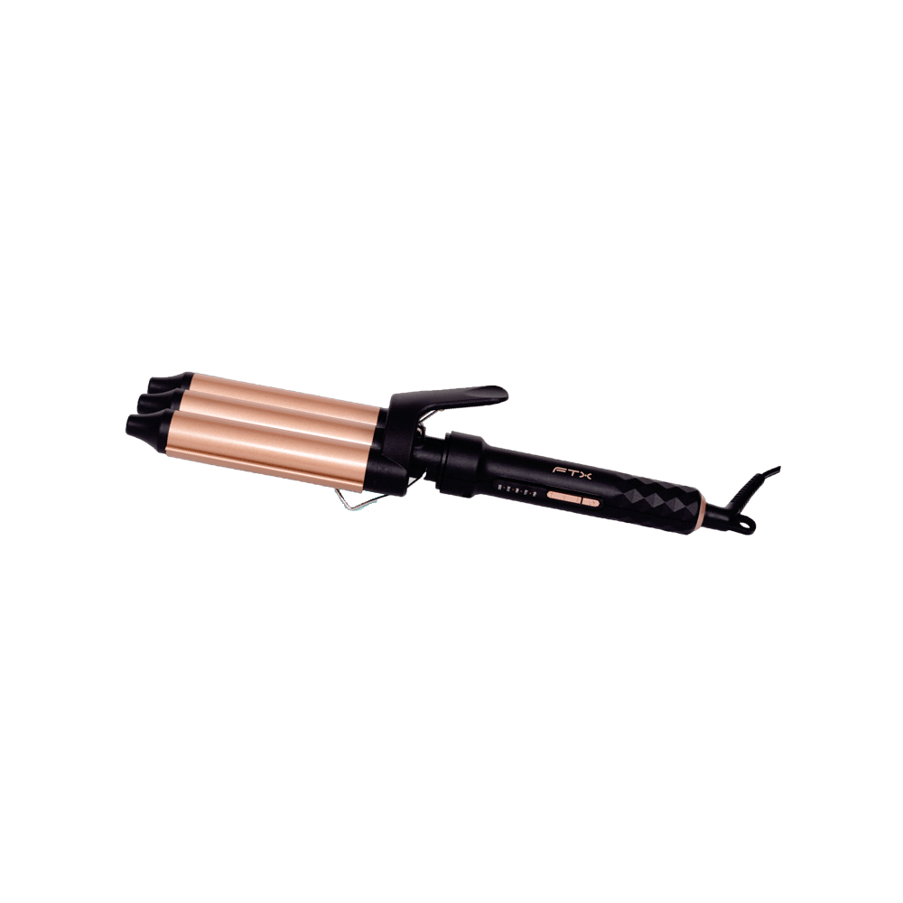 ONDULADOR DE CABELLO FTX WAVE STYLER 110W BIVOLT NEGRO/ROSA
