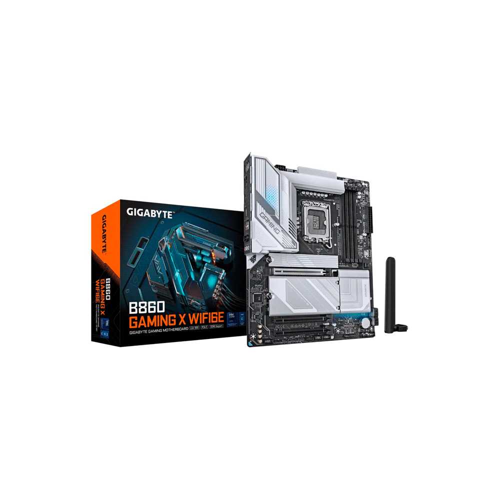 PLACA MADRE GIGABYTE 1851 B860 GAMING X WIFI6E DDR5 S/R/HDMI/DP/3M2/USB4/ATX