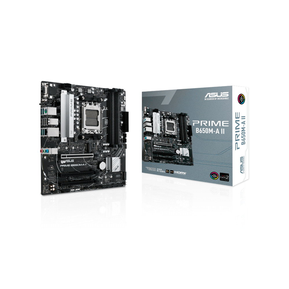 MB AM5 B650M-A II PRIME DDR5 ASUS V/S/R/HDMI/DP/2M2/USB3.2/MATX