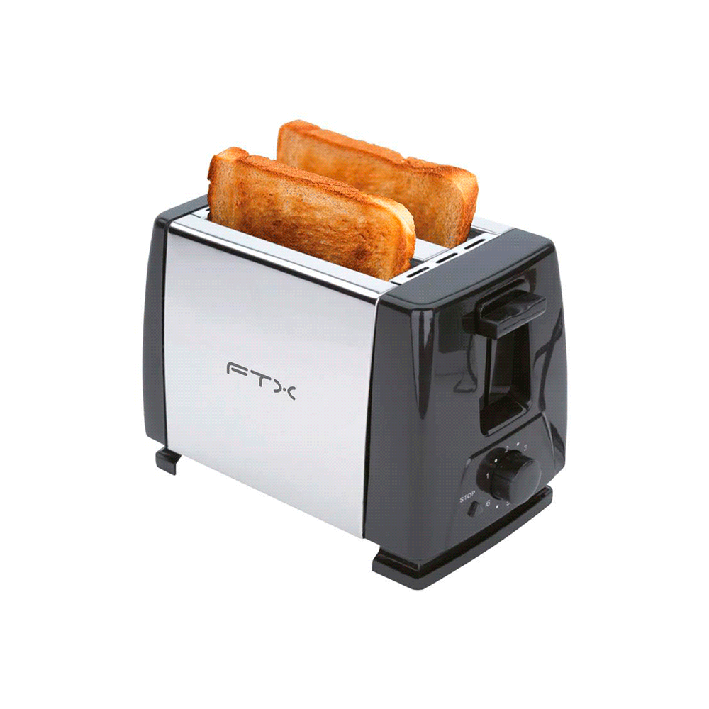 TOSTADORA FTX 2 PANES 750W 220V NEGR/INOX TSR2-75 130833