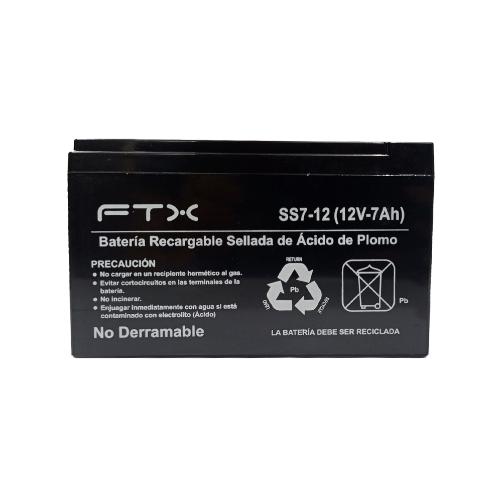 UPS FTX BATERIA RECARGABLE 12V 7A SS7-12