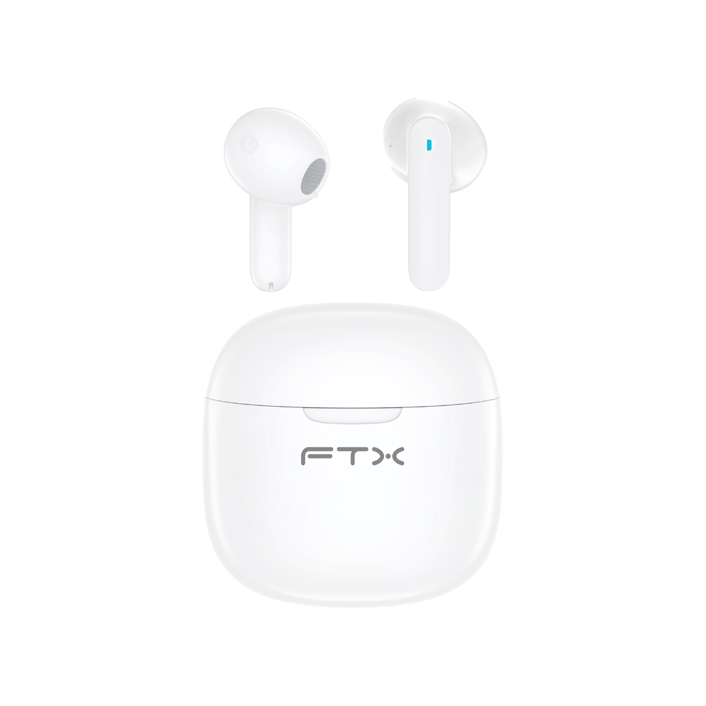 AURICULAR CON MICROFONO FTX E68-WH BT/MIC/ENC/TOUCH/IPX6 BLANCO