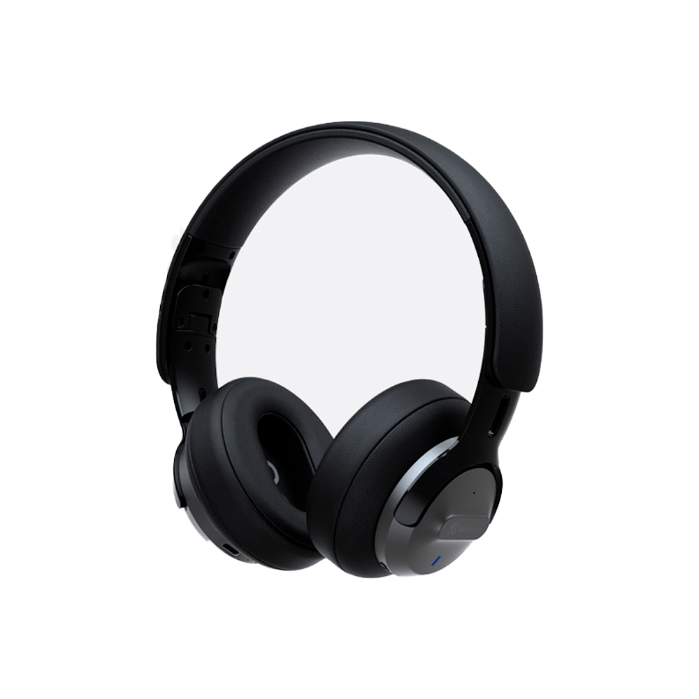 AURICULAR CON MICROFONO KLIP KNH-750GR HI-FI ANC/BLUETOOTH/3.5MM/GRIS