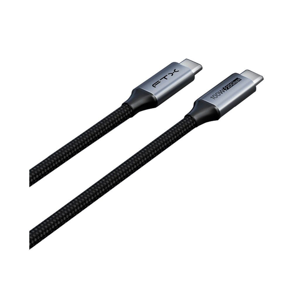 CABLE USB-C 3.2 M/M 1M FTX-C160-PU31-CMCM2-AG1 20GBPS/100W/20V/5A/4K/60HZ/1080P