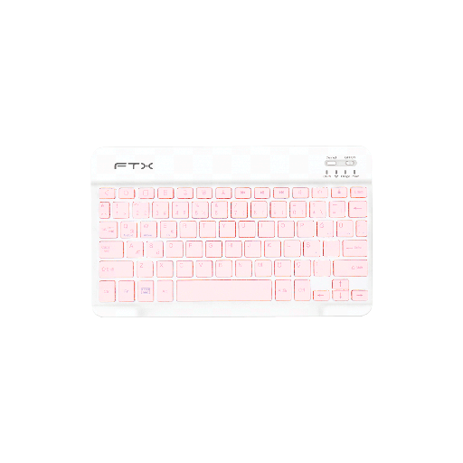 [FTX B09 106234] TECLADO FTX BLUETOOTH FTXB09 ESP/ROSA
