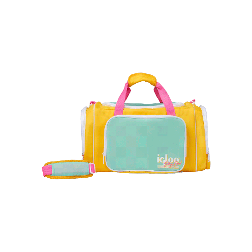 [IGLOO 60965] BOLSA TERMICA IGLOO 24 LATAS DUFFEL RETRO AMARILLO 60965