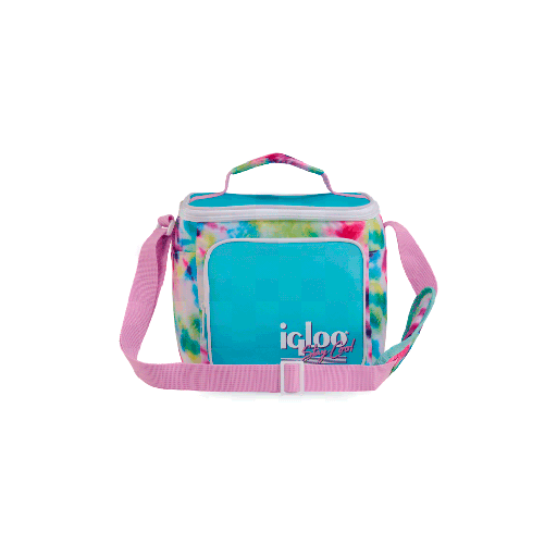 [IGLOO 63085] BOLSA TERMICA IGLOO 9 LATAS VERTICAL LUNCH RETRO CELESTE 63085