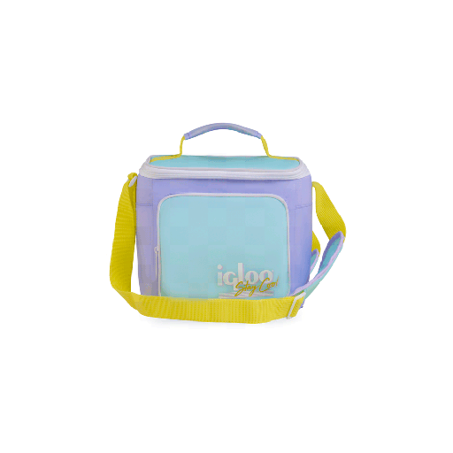 [IGLOO 63082] BOLSA TERMICA IGLOO 9 LATAS VERTICAL LUNCH RETRO LILA 63082