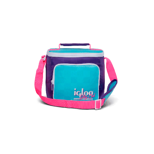[IGLOO 66060] BOLSA TERMICA IGLOO 9 LATAS VERTICAL LUNCH RETRO VIOLETA 66060