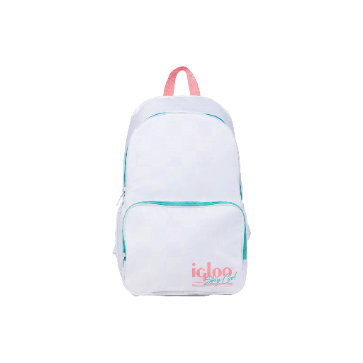 [IGLOO 60949] MOCHILA TERMICA IGLOO 24 LATAS RETRO BACKPACK BLANCO 60949