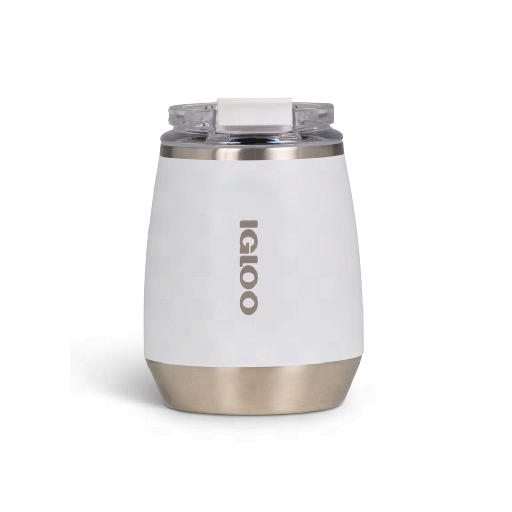 [IGLOO 71236] VASO TERMICO IGLOO 300ML P/VINO  BLANCO C/TAPA 71236