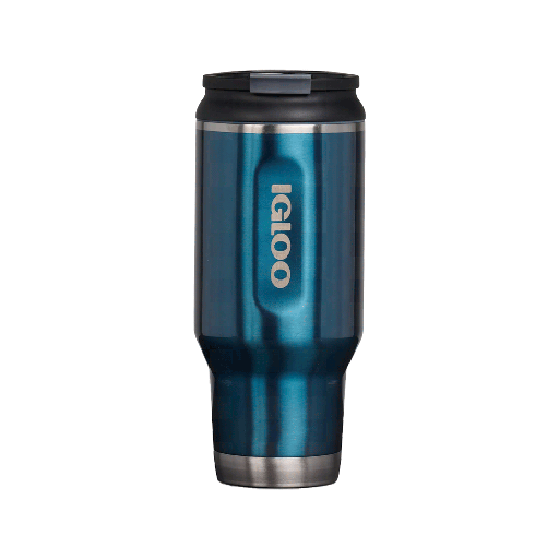 [IGLOO 71079] VASO TERMICO IGLOO 950ML AZUL MODERNO C/TAPA 71079
