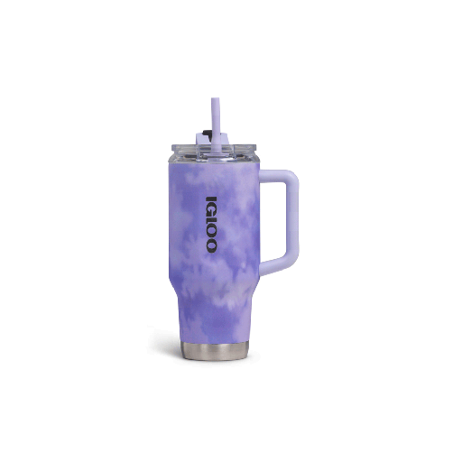 [IGLOO 71310] VASO TERMICO IGLOO 950ML ICE DYE LILA  C/PAJITA 71310