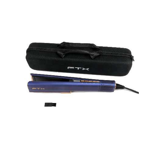 [FTX HS2-162] PLANCHITA AIR STRAIGHT 2EN1 FTX 1600W 220V HS2-162 AZUL OSCURO + ESTUCHE
