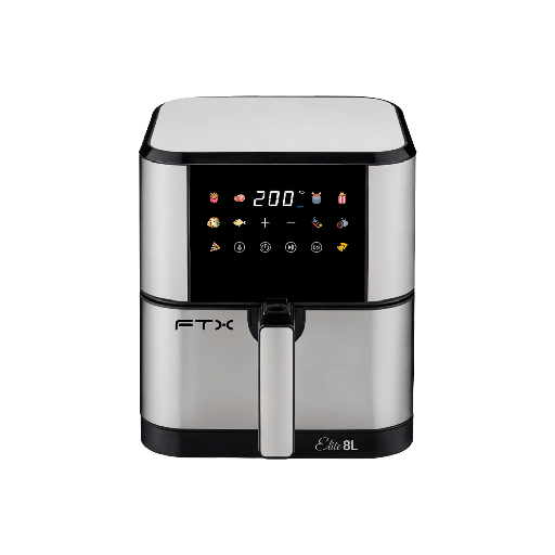 [FTX AF2-08V1] FREIDORA DE AIRE FTX AF2-08V1 ELITE 8L 1800W 220V NEG/ACERO INOX DIGITAL
