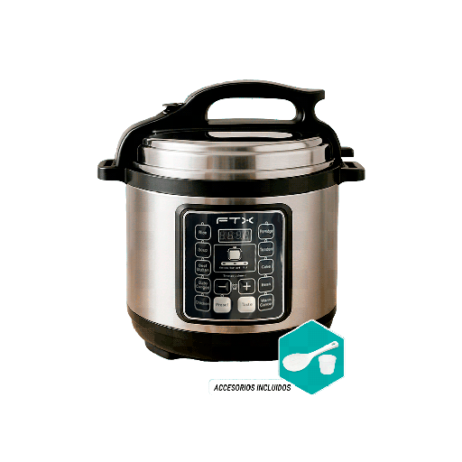 [FTXPC-S6] OLLA A PRESION ARROCERA FTX 6L 1050W 220V PLATEADO PC-S6