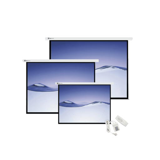 [KPS-502] PANTALLA PROYECTOR KLIP 100" KPS-502 4:3 110V ELEC C/CONTROL BLANCO TECHO/P