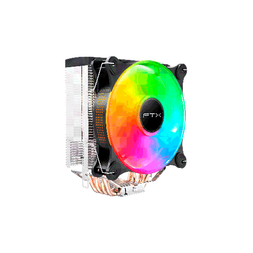 [FTX CC-421P] COOLER PARA CPU FTX FTXCC-421P 120MM RGB LGA1150 1151 1155 1156 1200 1700 AM4 AM5