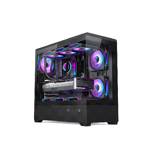 [PCC-G11] GABINETE GAMER FTX PCC-G11 VIDRIO TEMP 3 FAN EATX/ATX/MATX/ITX