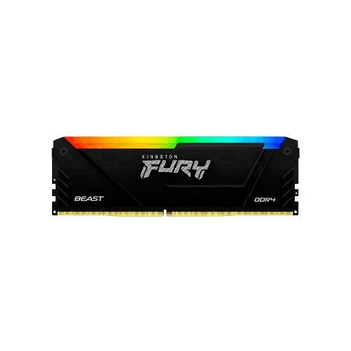 [KF432C16BB2A/32] MEMORIA RAM DDR4 32GB 3200 KINGSTON FURY BEAST BK KF432C16BB2A/32 RGB XMP