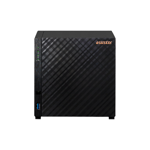 [AS1204T] ALMACENAMIENTO NAS ASUSTOR AS1204T QC 1.7/4BAY/1G/2.5GBLAN/3 USB3.2