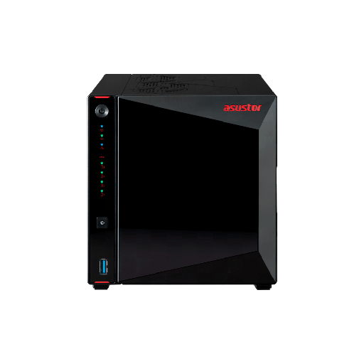 [AS5404T] ALMACENAMIENTO NAS ASUSTOR AS5404T QC2.0/4BAY/4GB/2X2.5-GBLAN/HDMI/3USB3.2/HD35/H25