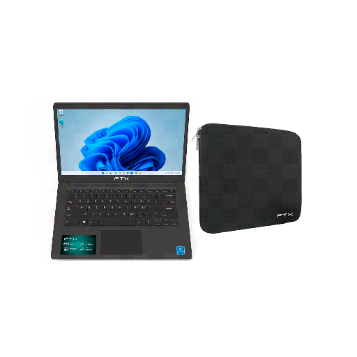 [N14-C2564IN] NOTEBOOK FTX N14-C2564IN CEL 1.1/4G/256SSD/W11H/14" HD/RJ-45/NEGRO + FUNDA