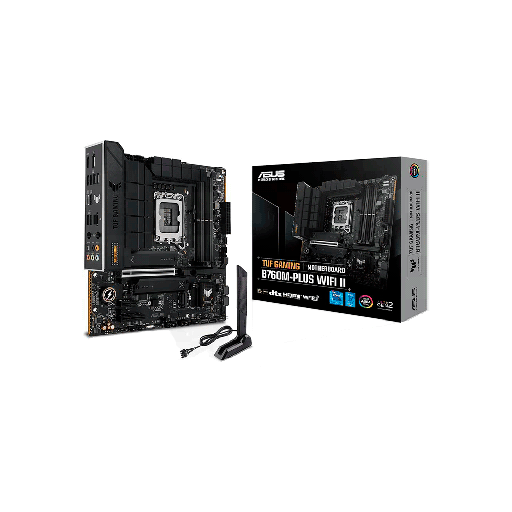 [B760M-PLUS WIFI] PLACA MADRE ASUS 1700 TUF GAMING B760M-PLUS WIFI II DDR5 S/R/HDMI/DP/3M2/USB/MATX